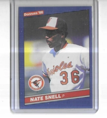 1986 Donruss #367 Nate Snell Baltimore Orioles - Image 1 of 2