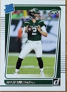 2021 Panini Donruss - Rated Rookie #252 Zach Wilson (RC) - Picture 1 of 2