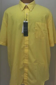 Camisa grande y alta amarilla a cuadros a cuadros nueva con etiquetas    - Imagen 1 de 6
