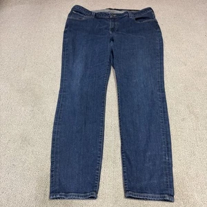 Jeans donna Lucky Brand zenzero skinny blu tasche taglia 18W - Foto 1 di 12