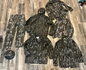 Vtg Trebark Camo Hunting Uniform Lot Size Small Reg Mens - Picture 1 of 10