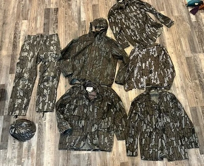 Vtg Trebark Camo Hunting Uniform Lot Size Small Reg Mens - Image 1 of 4