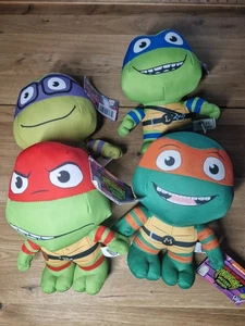 Lil Bodz TMNT Teenage Mutant Ninja Turtles Mutant Mayhem Plush Teddies Bundle - Picture 1 of 9