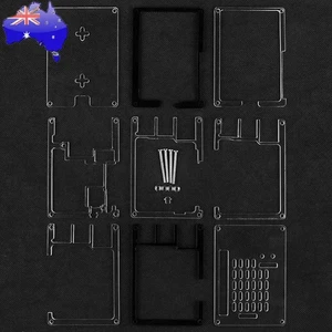 Clear Acrylic Case Support Official Active Cooler Fit for Raspberry Pi 5 4GB/8GB - Bild 1 von 21