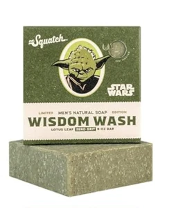 Dr. Squatch x Star Wars Limited Edition Soap Bar 5 Oz Wisdom Wash Yoda - Picture 1 of 9