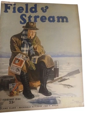 Field & Stream February 1944 Issue Cover Painting By Henry S. Gillette - Image 1 of 4