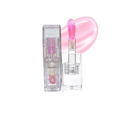 Aceite labial transparente de larga duración que cambia de color  Foto 1 de 2