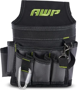 AWP Ballistic Nylon Electrician Tool Pouch | Black & Gray - Picture 1 of 12