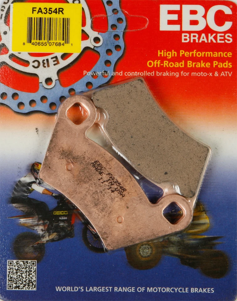 Polaris Ranger, RZR XP 900 Brake Pads Long Life Sintered R EBC FA354R - Image 1 of 1