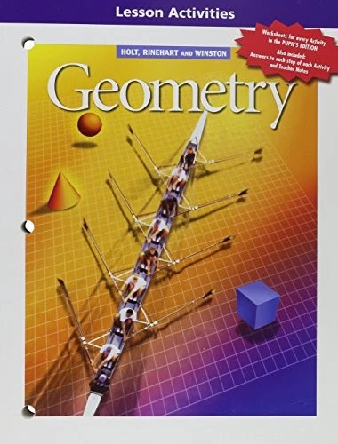 HOLT GEOMETRY: GRADE 10 LESSON ACTIVITIES By Holt Rinehart & Winston *Excellent* - Image 1 of 1