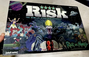 NEU IM KARTON, RISK: RICK AND MORTY UNENDLICHE MÖGLICHKEITEN SCHWIMMEN BRETTSPIEL FÜR ERWACHSENE" vollständig - Bild 1 von 5