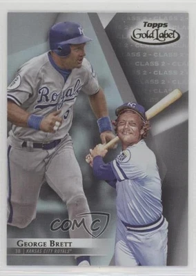 2018 Topps Gold Label Class 2 George Brett #50 HOF - Image 1 of 2