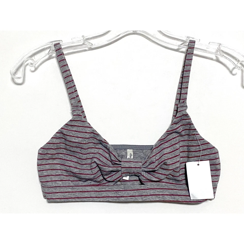 Charlotte Russe M Gris Rayas Imitación Pajarita Festival Coqueto Verano Nuevo con Etiquetas Foto 1 de 4