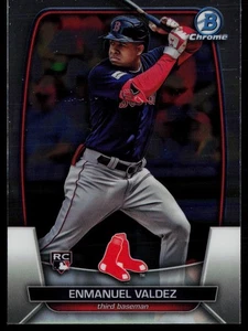 ENMANUEL VALDEZ 2023 BOWMAN CHROME RC BOSTON RED SOX #9 - Picture 1 of 2