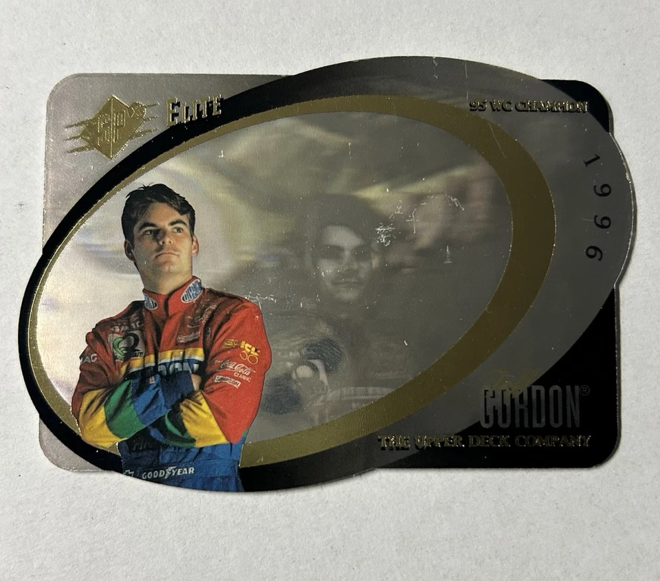 1996 Upper Deck SPX Elite E1 NASCAR Jeff Gordon Winston Cup - Image 1 of 2