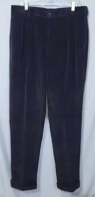 Jos. A. Bank мужской 36 x 32 Chino черный 100% хлопок вельветовые брюки мягкий хлопок - Изображение 1 из 4