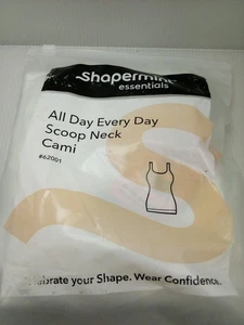 Shapermint Essentials tutto il giorno tutti i giorni scollo a scoop Cami grande bianco modellante - Foto 1 di 3