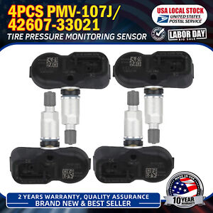 4x Tire Pressure Sensor TPMS 42607-33021 315 MHz For 2007-2013 Toyota Corolla