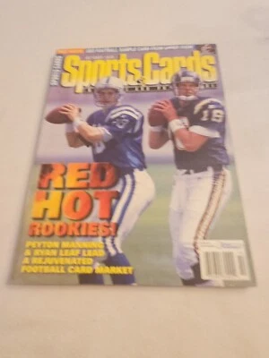 1998 October, Sports Cards Magazine, Peyton Manning & Ryan Leaf (CP149) - Image 1 of 3