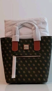Dooney & Bourke Gretta Brinley BROWN TMORO H 9" x W 5.25" x L 12.75" New Handbag - Picture 1 of 5