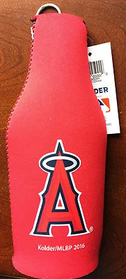 L.A.Angels MLB Logo Kolder Neoprene Beer Soda Bottle Suit Coozie Koozie- 2 Pack! - Image 1 of 3