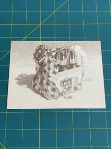 Lone Star Beer Vintage 1986 Holiday Card Rare San Antonio - Picture 1 of 3
