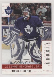 2002-03 ITG Be A Player Memorabilia Ruby /200 Mikael Tellqvist #280 Rookie RC