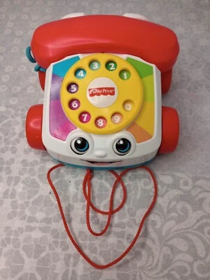 Fisher Price Chatter Telephone Phone Pull Toy 2015 Rotary Dial  - Изображение 1 из 4