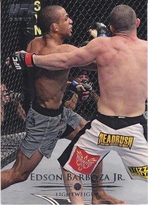 EDSON BARBOZA JR. - 2011 Topps UFC Title Shot #136 Rookie Card - SILVER VARIANT - Image 1 of 2