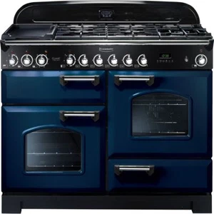 Rangemaster CDL110DFFRB/C Classic Deluxe 109cm Dual Fuel Range Cooker 5 Burners - Picture 1 of 4