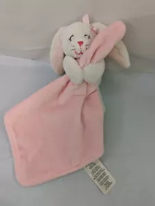 Carters weißes Kaninchen Lovey Rassel Plüsch rosa Sicherheitsdecke Stofftier Spielzeug - Bild 1 von 8