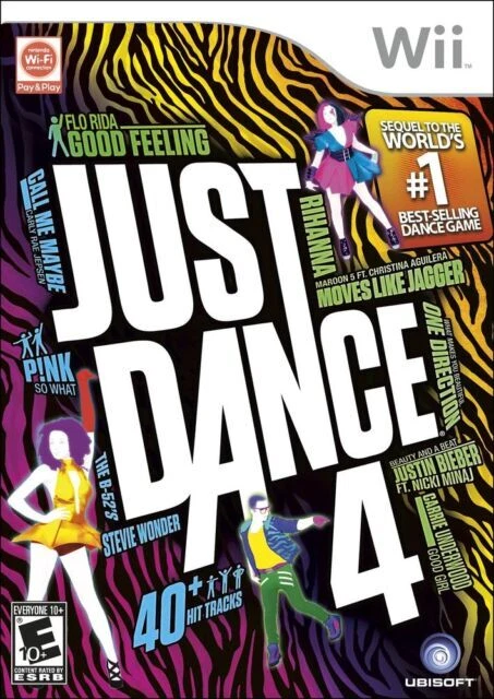 Just Dance 4 (Nintendo Wii, 2012)