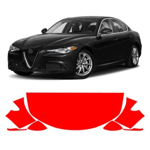 Hood Precut PPF Paint Protection Film For Alfa Romeo Gulia 2017-2022 - Picture 1 of 7