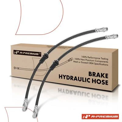 2pcs Brake Hydraulic Hose Front for Mercedes-Benz W204 W205 C300 C204 C350 E400 - Image 1 of 4