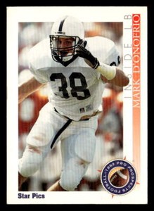 Mark D'Onofrio 1992 Star Pics  Card #58 Penn State Nittany Lions