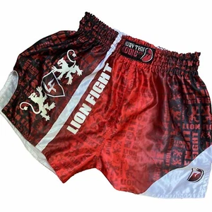 Muay Thai Addict MMA Lion Fight Training Fighting Shorts Men’s 3XL embroidered - Picture 1 of 11