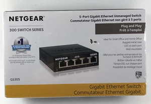 NETGEAR 5-Port Gigabit Ethernet Unmanaged Switch (GS305) - Picture 1 of 7