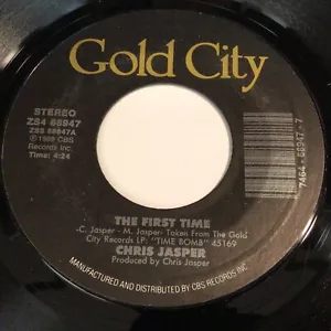 Chris Jasper - The First Time / Givin' My All 45 - Gold City - Soul - Imagen 1 de 2