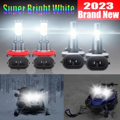 4x Bombillas LED para faros Arctic Cat Firecat 600 EFI 2004 2005 2006 Foto 1 de 4