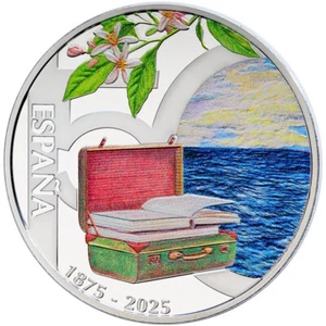 ESPAÑA 10 EURO PLATA FNMT 2025 ANTONIO MACHADO - Bild 1 von 2