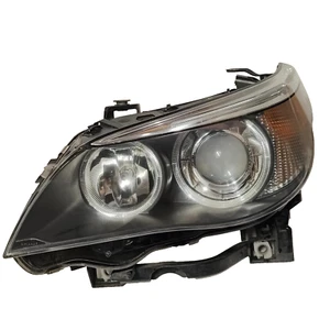 2004-2007 BMW 5 Series 525i 530i Left Driver Xenon HID Headlight Adaptive AKL - Picture 1 of 14