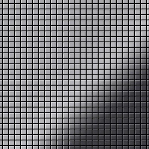 Mosaico azulejo metal macizo acero inoxidable alto brillo gris 1,6 mm Glomesh-S-S-M - Imagen 1 de 6