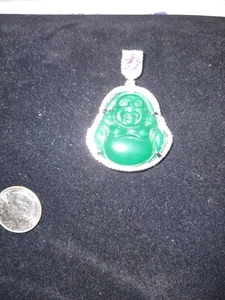 Unisex Jade Buddha Anhänger - Bild 1 von 4
