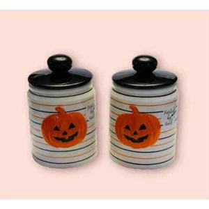 Herbst Ernte Jack-o-Lantern handbemalte Halloween Kanister von Lang - NEU - Bild 1 von 9