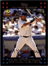 2007 Topps New York Yankees Baseball Card #421 Melky Cabrera