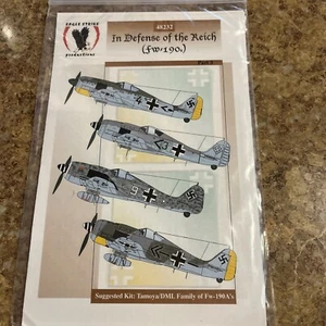 eagle strike decals 1/48 48232 In Defense Of The Reich Pt 3 - Picture 1 of 2