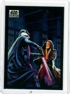 2022 Topps Chrome Star Wars Galaxy Darth Vader vs. Obi-Wan Kenobi #44