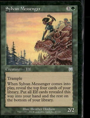 Sylvan Messenger Apocalypse #87 Magic The Gathering MTG - Image 1 of 2