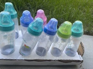 Evenflo Zoo Friends Baby Bottle with Anatomic Nipple 8 oz. 8 pack - Picture 1 of 1