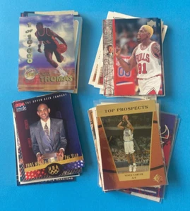 Lote de 48 cartas de baloncesto estrellas de la corte novatos Vince Carter Magic Johnson (R421) - Imagen 1 de 5